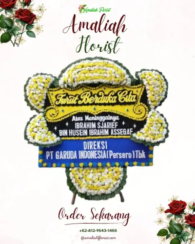 Papan Bunga Duka di Pamoyanan