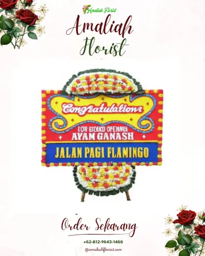 Bunga Papan Congratulation di Pamoyanan